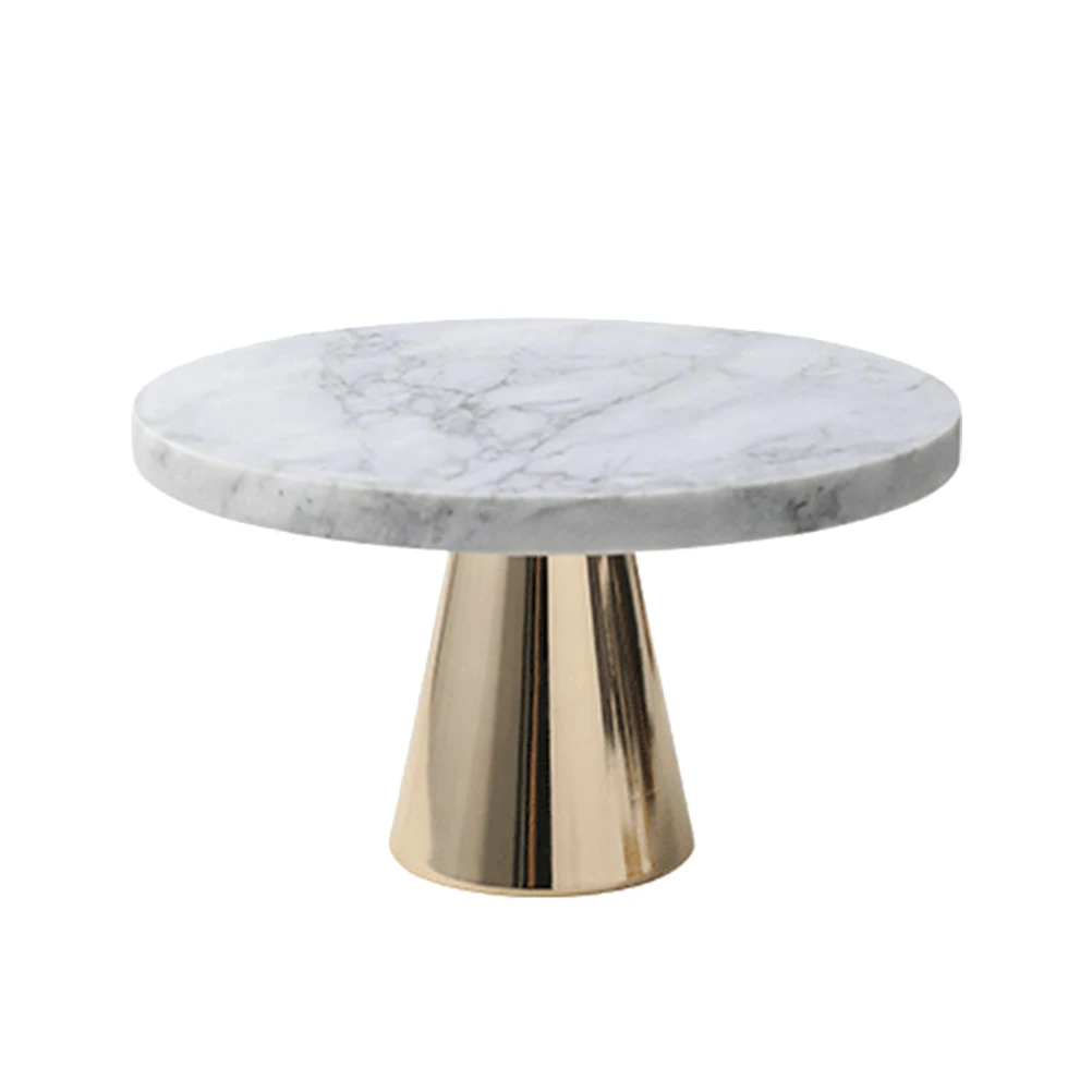 

1pc Marble Dessert Plate Golden Grey Premium Storage Tray For Cake Jewelry Display Elegant Simple Design Marble Plate Storage