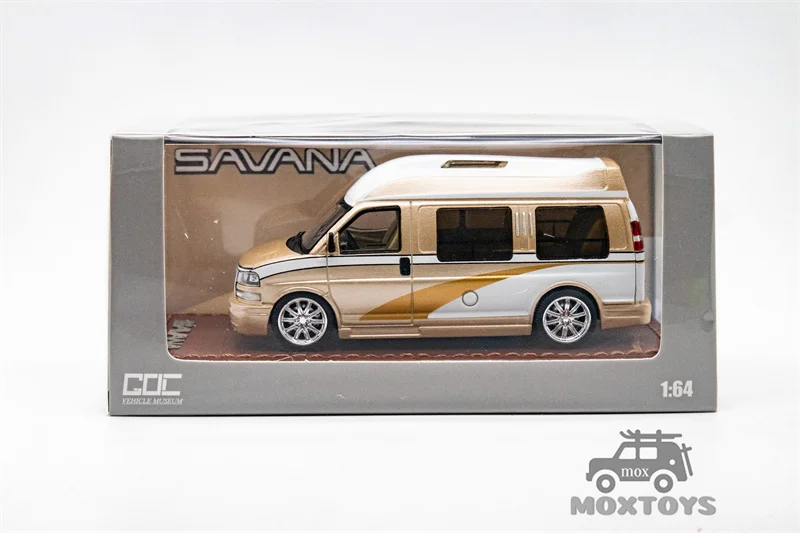 GOC 1:64 GMC SAVANA The Golden Tour limited450 Diecast Model Car