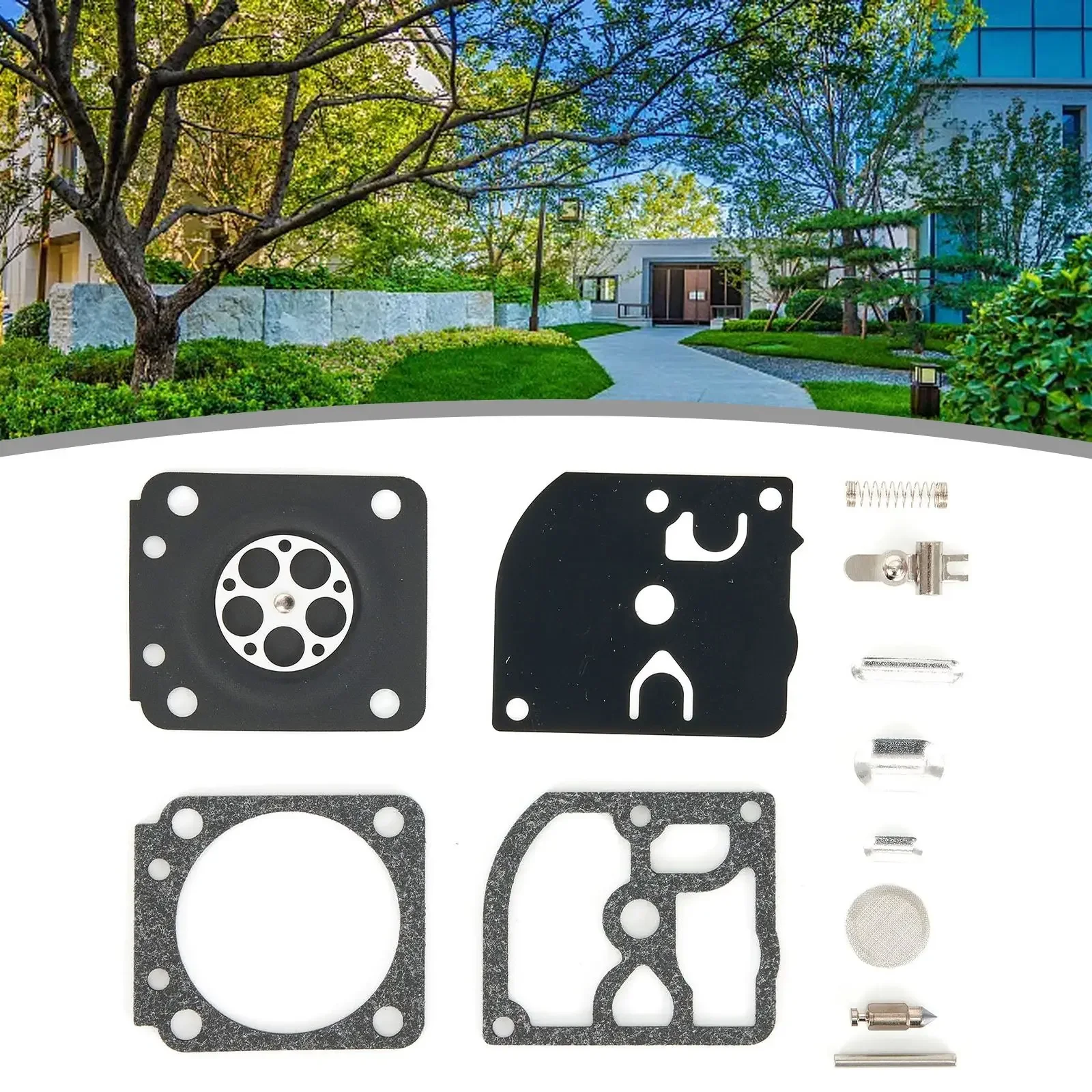 

11Pcs Carburetor Carb Repair Kit For RB-70 S TIHL 018 MS180 017 MS170 Chainsaw Lawn Mower Spare Parts Yard Garden Repair Tools