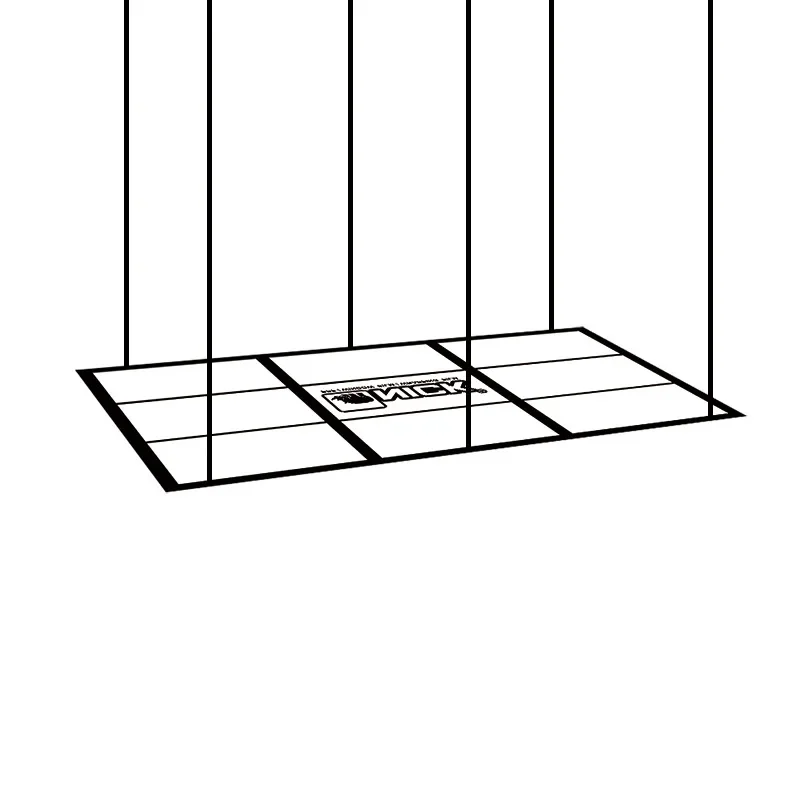 Car wash and beauty salon, honeycomb patterned light, film coating workshop, workstation dedicated LED light