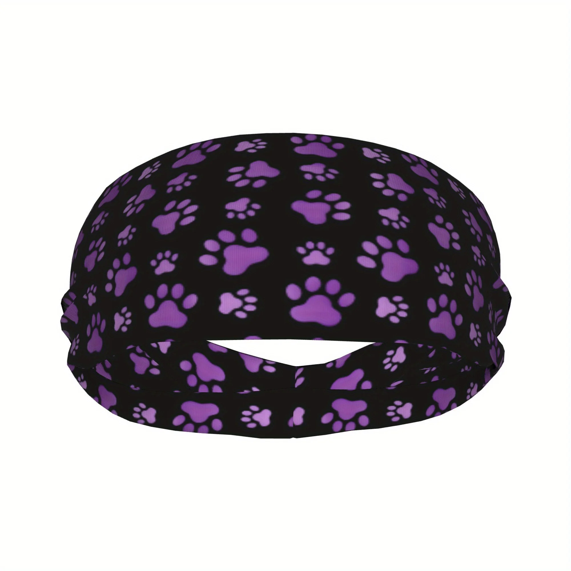 

One Dog Paw Unisex Sports Headband Made from Sweat-Wicking Stretchy And Breathable, Ideal for Yoga Gym Workouts Running