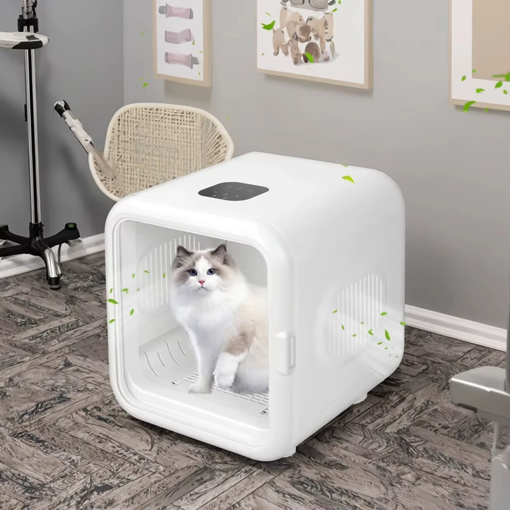 Eco-Friendly ABS Pet Dryer Quick-Drying Dog Pet Hair Dryer Box with Water Blower Pet Cleaning Features