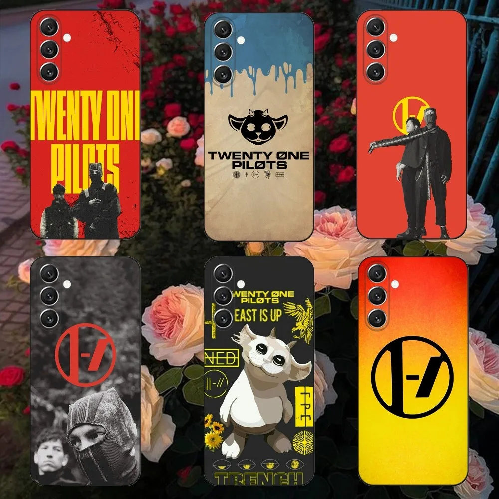 T-Twenty one pilots  Phone Case For Samsung Galaxy A13,A21s,A22,A31,A32,A52,A53,A71,A80,A91 Soft Black Cover