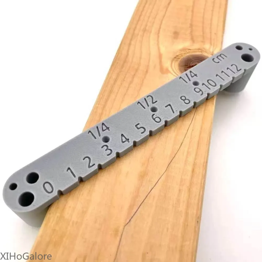 Portable High Precision 3D Printed Multifunctional Center Positioning Ruler For Woodworking DIY Measurement Tool Kit Set Pro