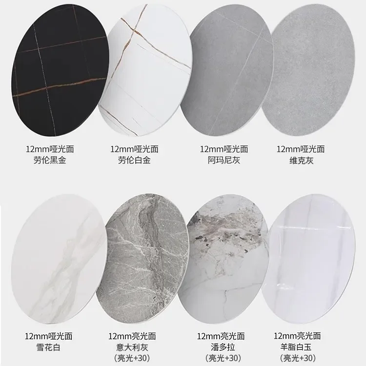 Light luxury Nordic slate negotiation small round table sales office business leisure milk tea shop balcony reception table