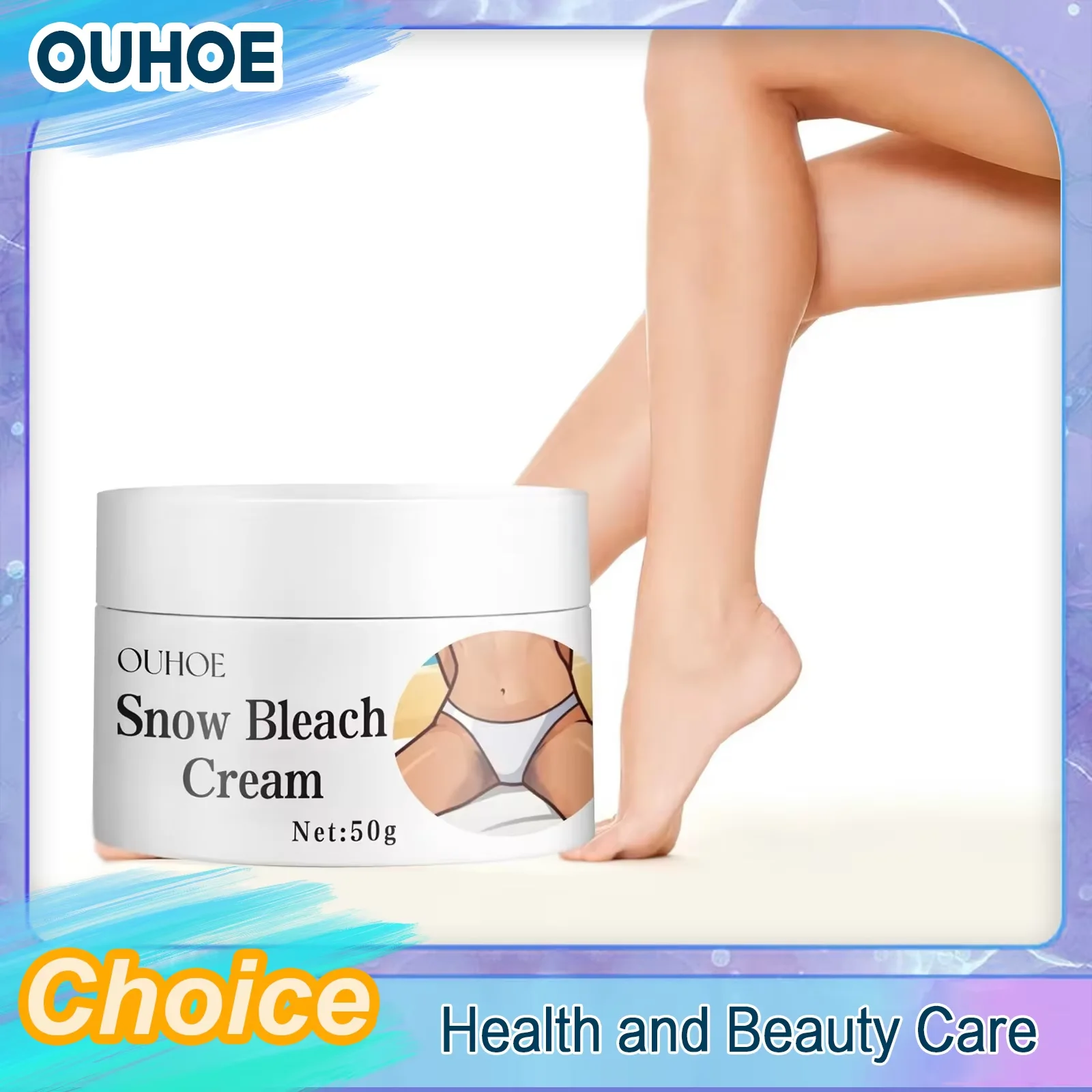 

Body Whitening Cream Brighten Underarm Elbow Knees Joint Dark Spots Melanin Removal Intimate Parts Nourishing Snow Bleach Cream