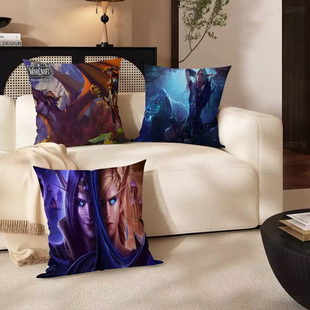 واو، غطاء وسادة من وورلد أوف ووركرافت، غطاء وسادة ديكور، غطاء وسادة مطبوع للأريكة #6