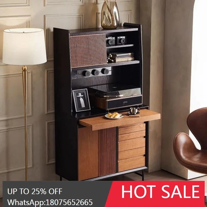 

SGF New Solid Wood Sideboard Integrated Display Cabinet Storage Drawer Storage Cabinet