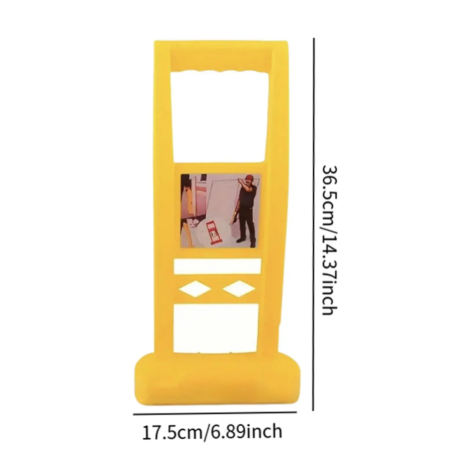Strumento per il trasporto del compensato con maniglia antiscivolo per il trasporto dei cartongesso