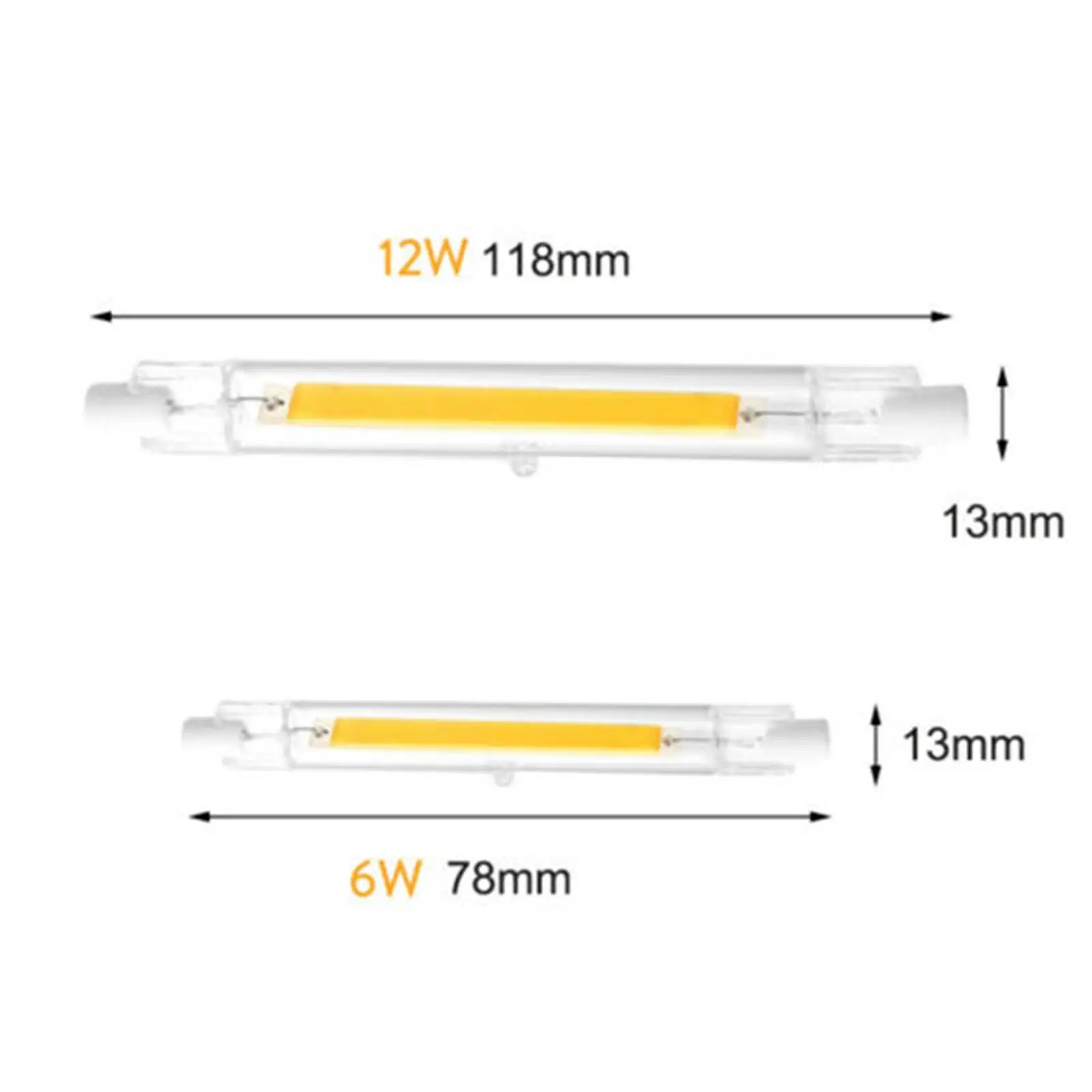 Led R7S Glass Tube …