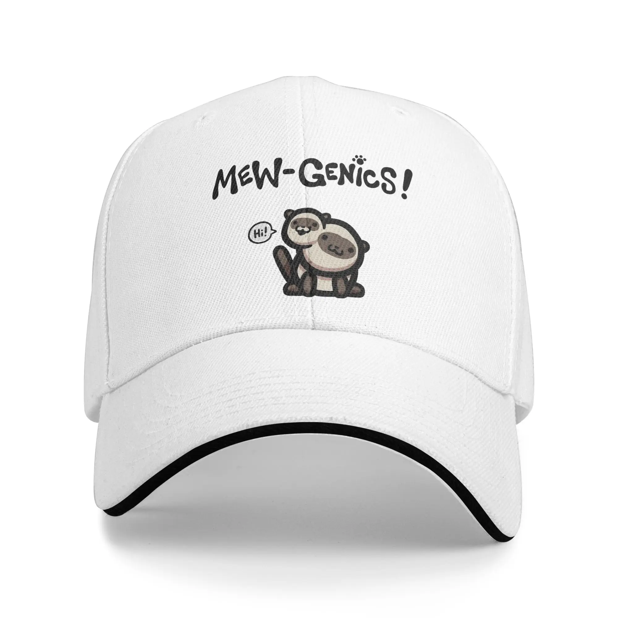 Men Women Mewgenics Mew-Genics Cute Cat Angels Game Fan Hats Cool Baseball Cap  Sun Hat Casual Headewear Adjustable Fit