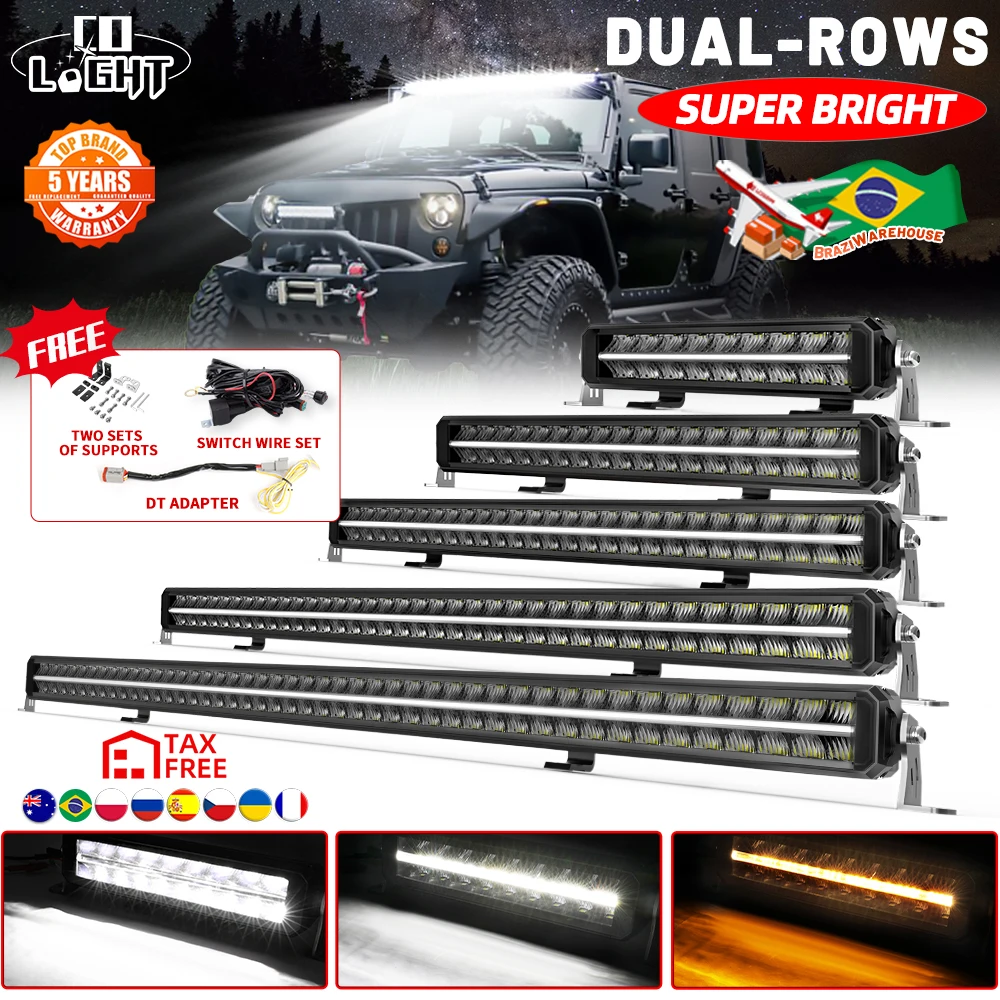 

CO LIGHT Dual Row LED Light Bar 22 Inch 2025 New Spot Flood Combo Beam Driving Off Road Fog Work for Truck Pickup ATV UTV SUV