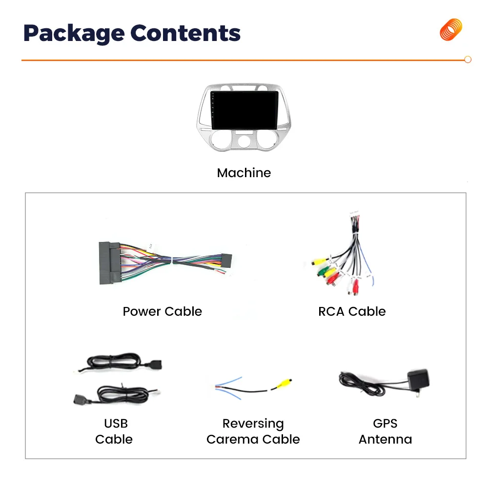MEKEDE 24H الشحن 9 بوصة لشركة هيونداي i20 2008-2012 سيارة لاسلكية اللعب السيارات سيارة الصوت ستيريو الوسائط المتعددة BT سيارة لتحديد المواقع والملاحة DSP #6