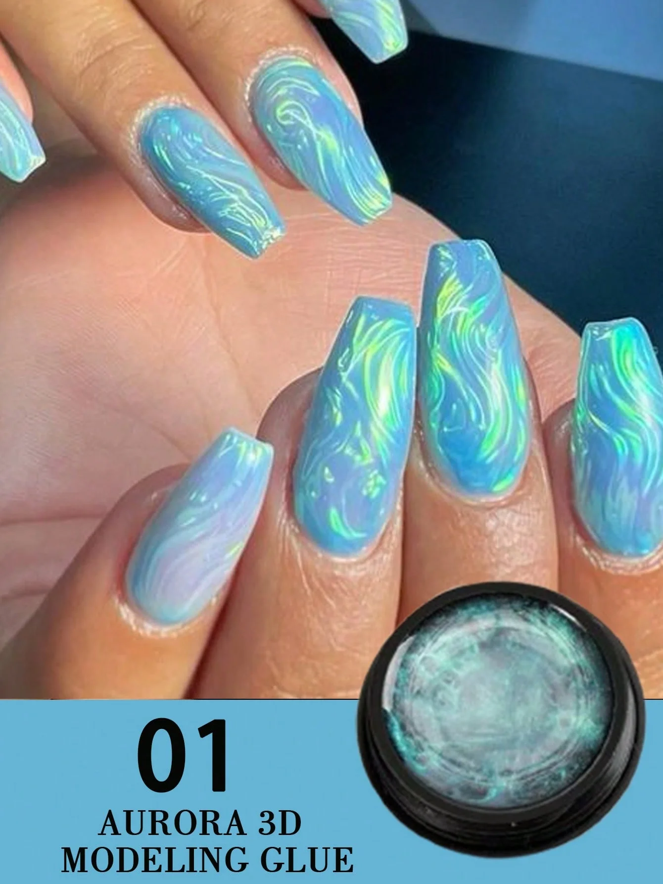 5ML UV/LED Nail Tips Glue Gel For False Nails UV Strong Ahesive Solid Tube Nail Tip Glue Gel For Nail Extension Polish Manicure