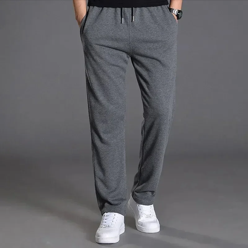 

2023 Spring Autumn Joggers Men Jogging Sweatpants Sportswear Knit Tracksuit Sports Pants Trousers Oversize Wide Leg Clothing