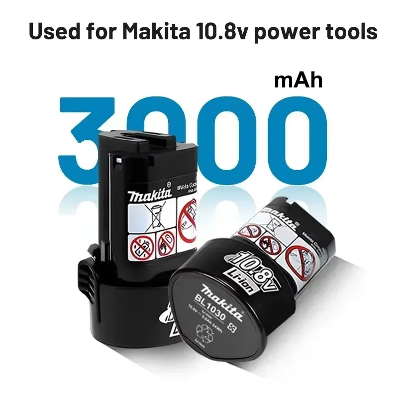 

Аккумулятор Makita 10.8V BL1013 BL1020 BL1030, зарядное устройство Makita 10.8V/12V DF030D, замена аккумулятора Makita BL1030 10.8V.