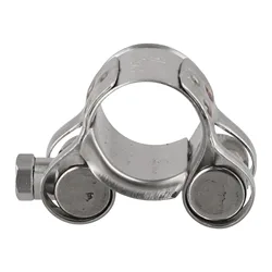 1PCS Heavy Duty T-Bolt Exhaust Clamp Stainless Steel Hose Clamp Pipe Clamp 44-47mm 48-51mm 52-55mm For Turbine Pressure Hoses