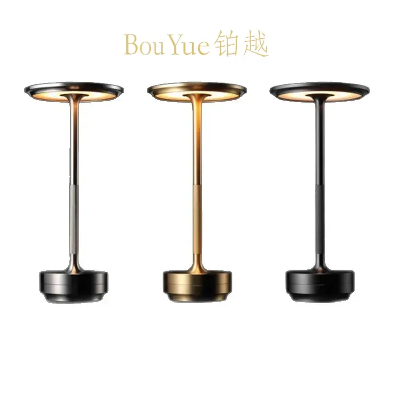 Nordic Dimmable Rechargeable Table Lamp Creative Ambient Light for Bar Restaurant Cafe Outdoor Camping Desk Night Light