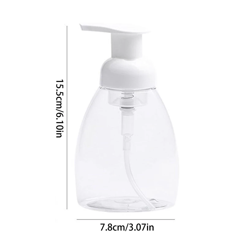 Bouteille distributrice de mousse nettoyante, livres à pompe à mousse, lavage des mains, distributeur d'acide aminé Regina, bouteille en plastique, 250ml, 1PC