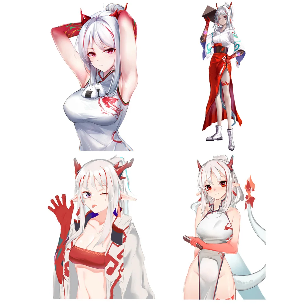 

Arknights Nian Stickers Sexy Anime Girl Car Sticker Closure Surtr Theresa Bikini Large Chest Girl Decals PVC Waterproof