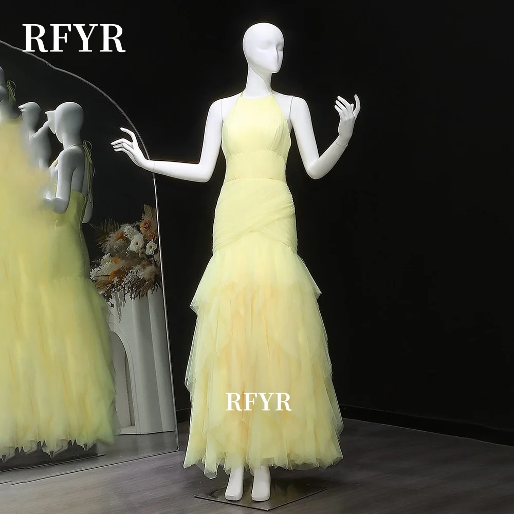 Sukienki wieczorowe RFYR na ramiączkach, sukienki balowe, wielowarstwowe sukienki księżniczki, suknie balowe w kształcie litery A, sukienki formalne na specjalne okazje, sukienki damskie szyte na miarę
