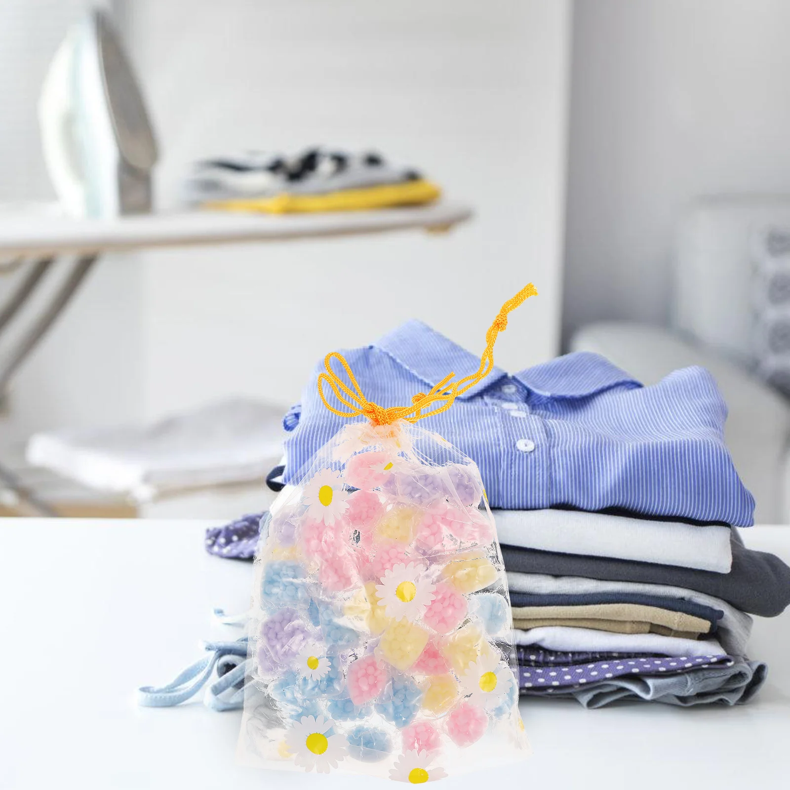 50 قطعة حبات الغسيل طويلة الأمد العطر تنظيف الخرز الملابس غسل لوازم سهلة الذوبان للمنزل السفر فندق
