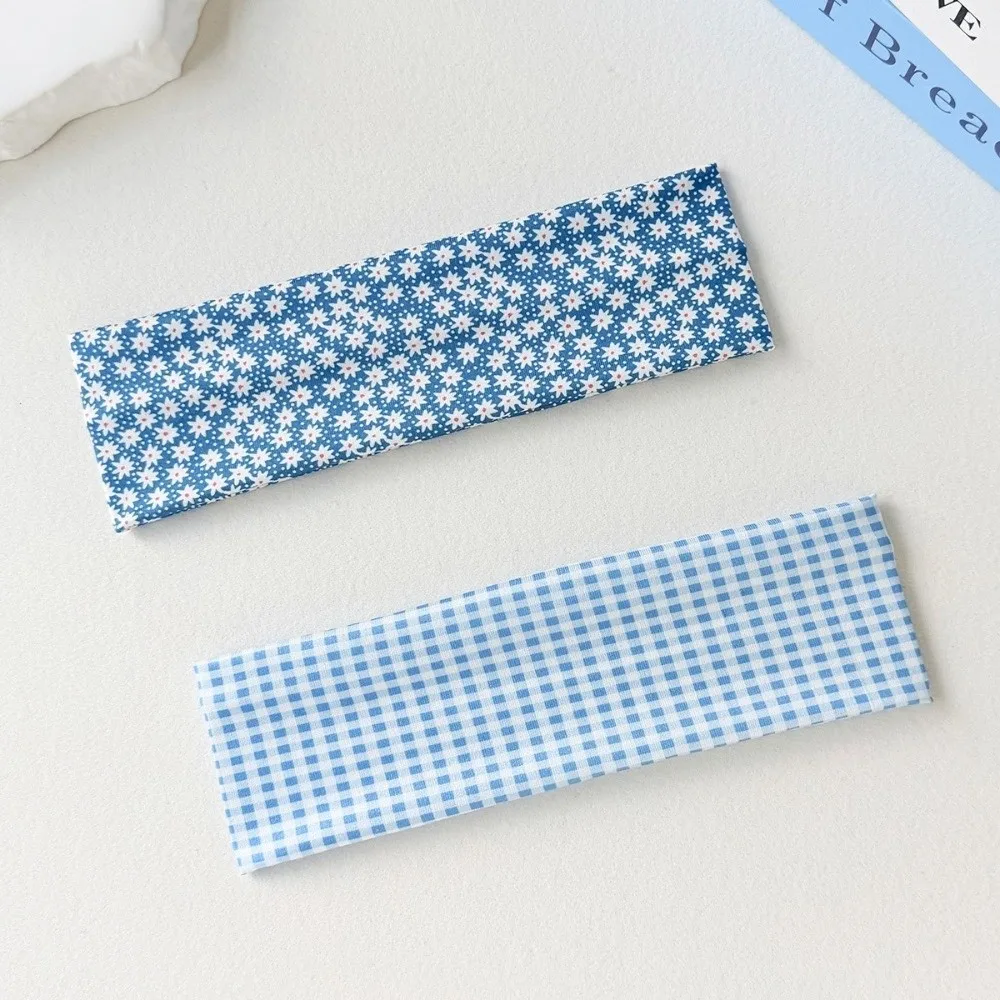 Retro Polka Dot Wide Headbands Elastic Anti-slip Makeup Headband Sweat-absorbent Hairband Hair Accessories