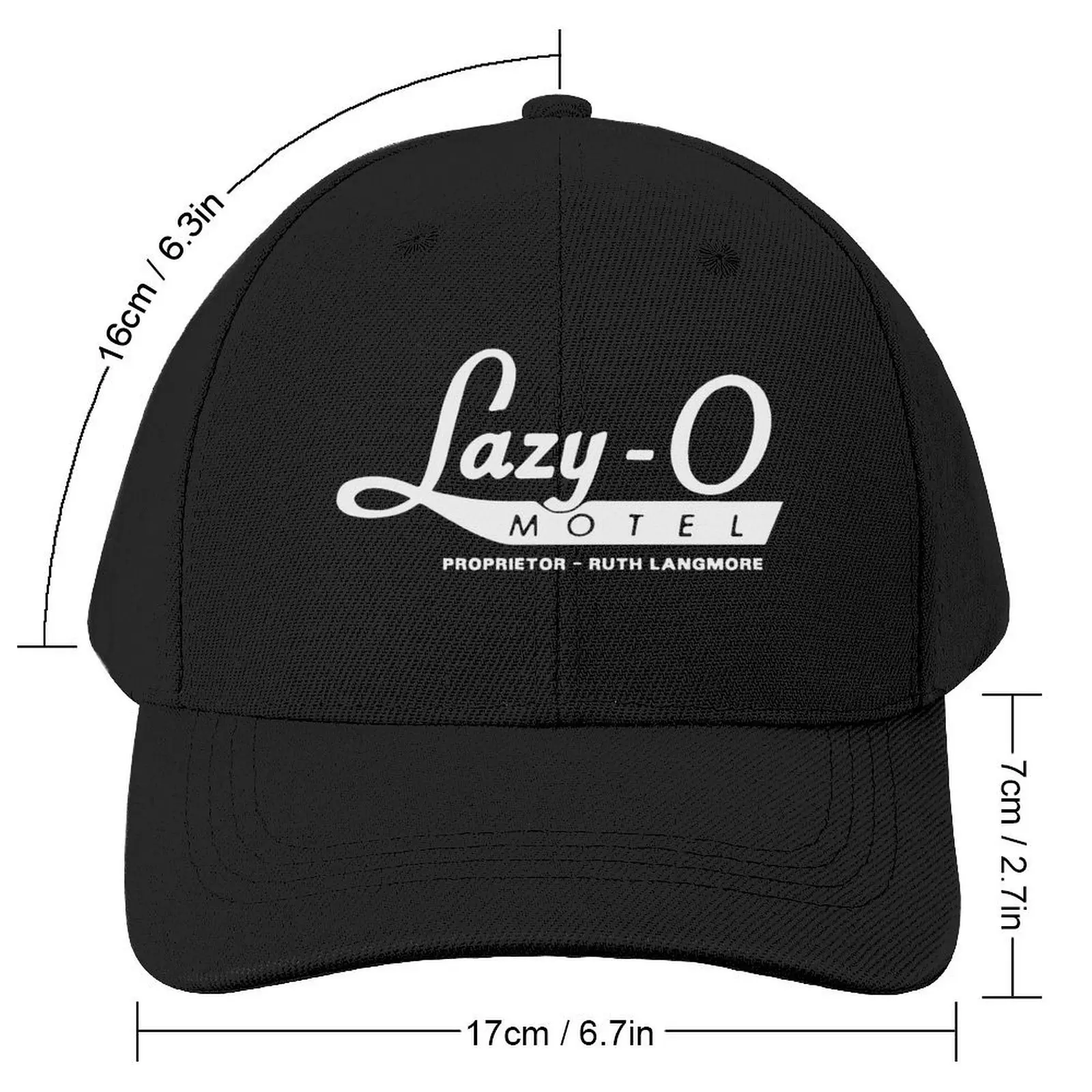 OZARK RUTH LANGMORE. LAZY-O MOTEL Baseball Cap Beach Outing Luxury Brand Women's Hats Men's