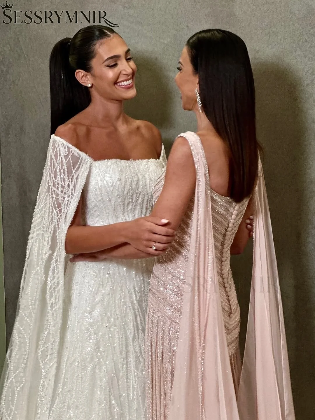 SESSRYMNIR Women'S Wedding Party Attire Customize Square Neckline Pink A-Line Evening Dresses Sleeveless Floor-Length Women'S