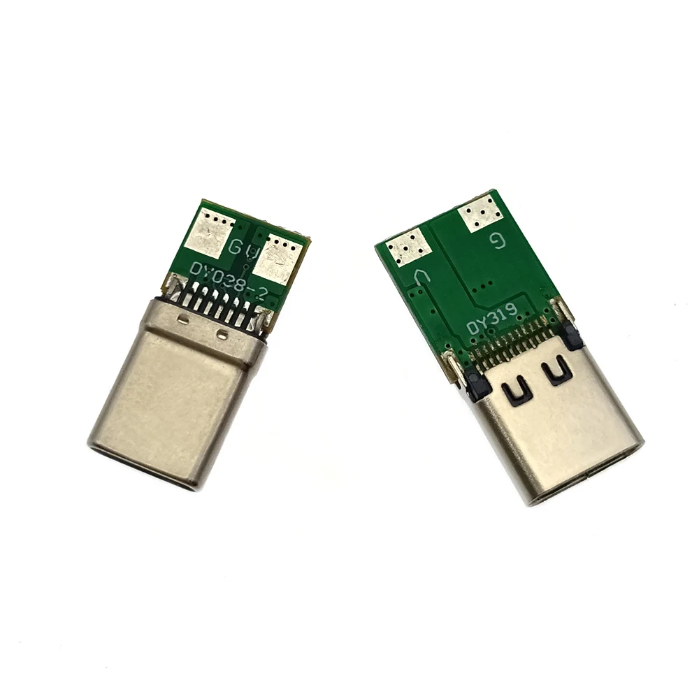 USB-C PD Supply Male Female Plug Connector Type-C PD2.0 PD3.0 To DC 5V 9V 12V 15V 20V Fast Charge Trigger Polling Detector