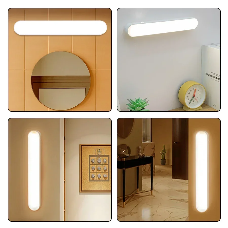 Luce notturna a LED ricaricabile 3 colori lampade da scrivania con regolazione continua cucina di casa arredamento camera da letto studio creativo luce di lettura