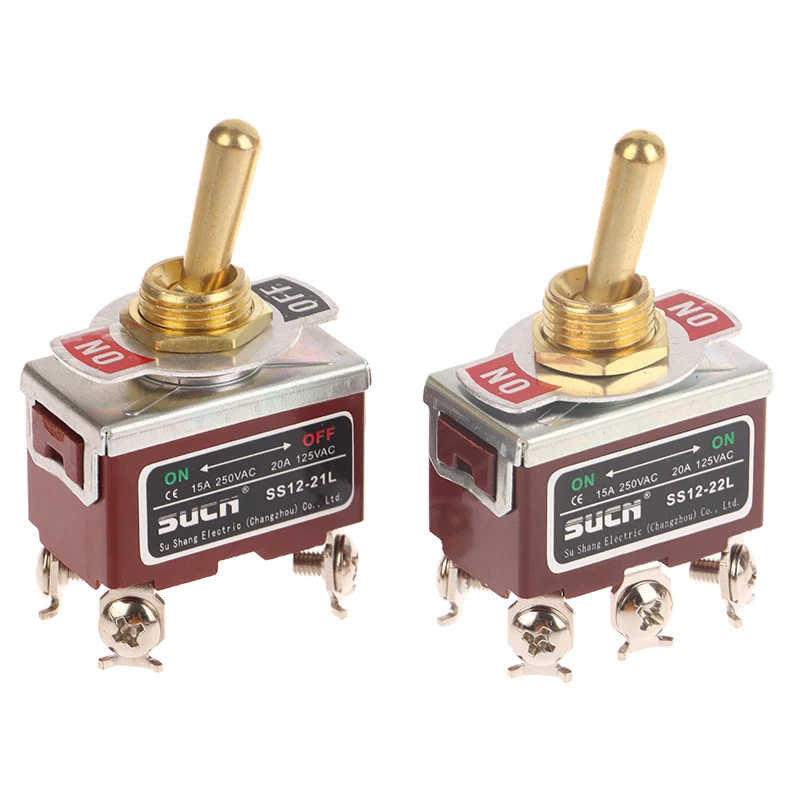 

Toggle Switch Welding Straight Leg Rocker Lever SS12-21L SS12-13L SS12-23FL SS12-22L 3/4/6 Foot 3/2 Gear Power Toggle Switch