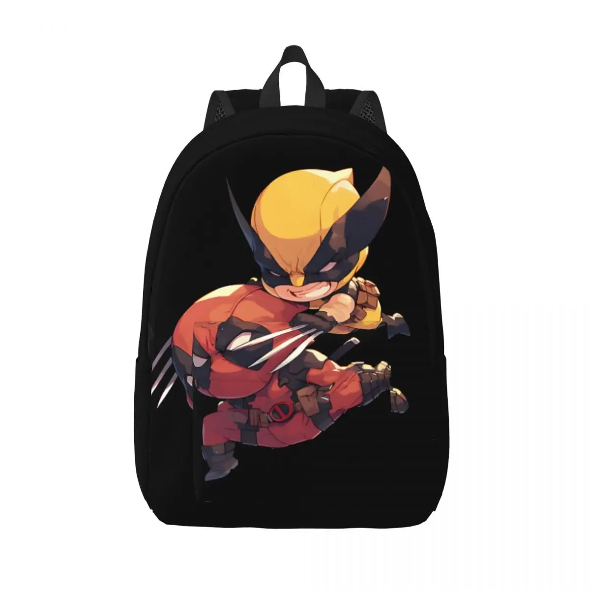 Kindergarten Bag Logan And Wade Multi Compartment Deadpool And Wolverine Teenager Gift Good Quality Handbag For School