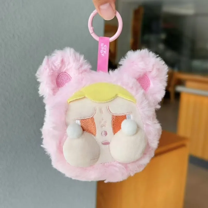 New Crybaby Cute earphone bag crying again Tear Factory Series Crying Bear Crying Duck Trendy Pendant Tide Rim Fashion Gifts