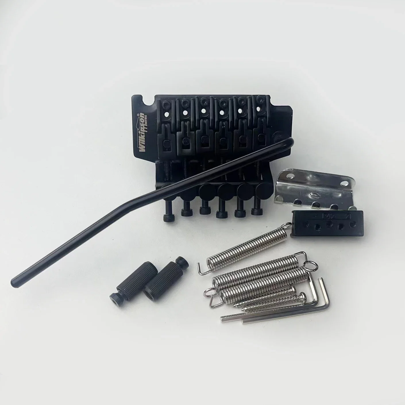 Wilkinson WODL1 6-String Electric Guitar Double Locking Tremolo System Bridge 42mm R2 Nut Black