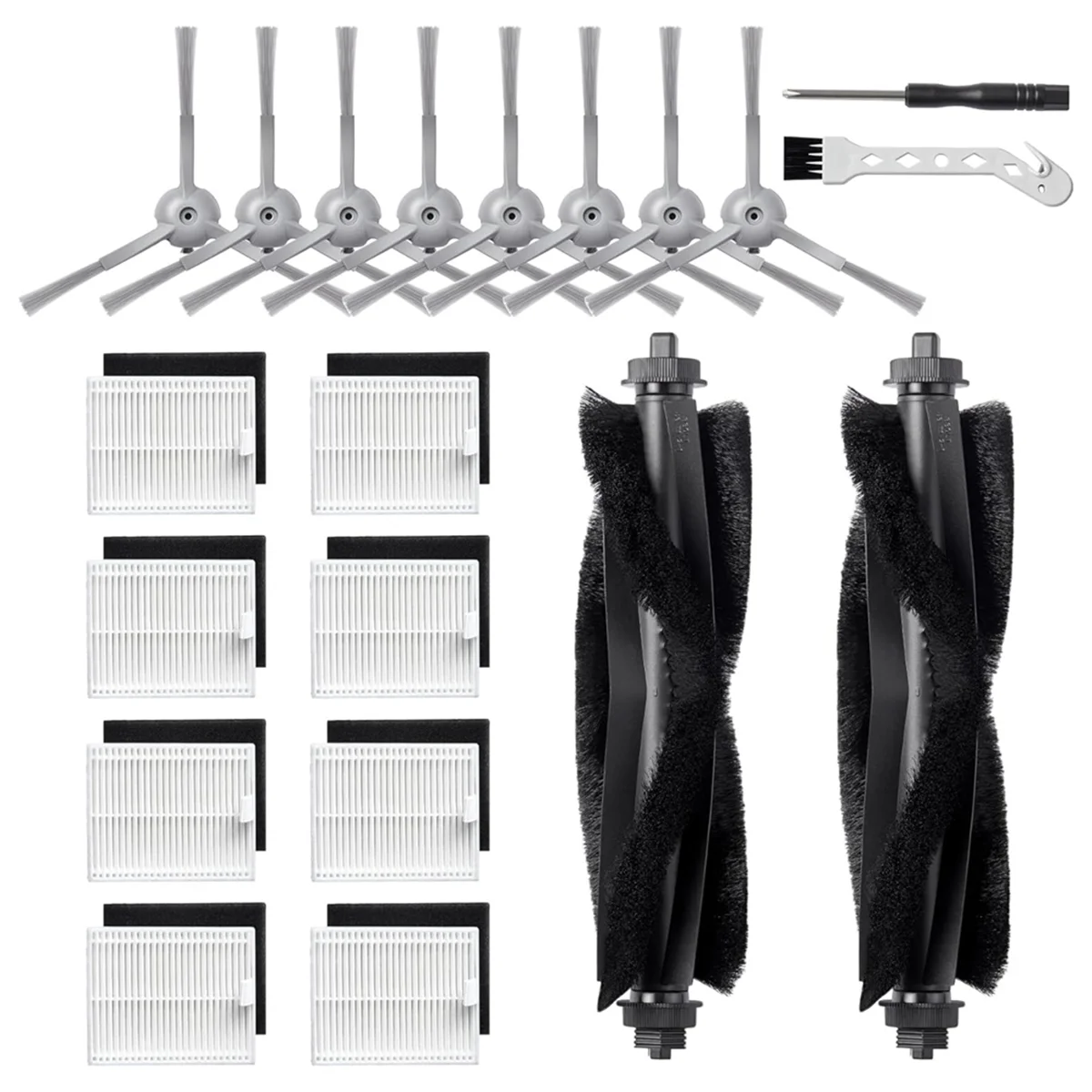 New For Eufy L60/ L60 SES/ L50/ L50 SES Vacuum Robot, Replacement Accessory Set Main Side Brushes Hepa Filters Spare Parts