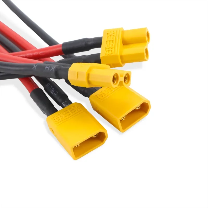 العلامة التجارية الجديدة 2/6 قطعة XT30 ضفيرة التوصيل ذكر/موصل سالب مع 10 سنتيمتر 16AWG المعلبة سلك كابل ل RC يبو بطارية FPV الطائرة بدون طيار شاحن