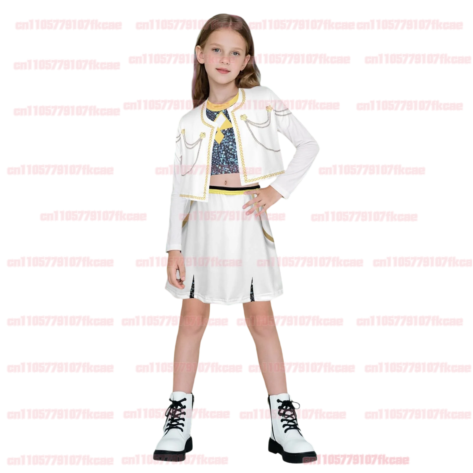 Filles Rumi Zoey Mira impression fête habiller Costume enfants Super étoile chanteur danseur Halloween jeu de rôle Cosplay tenue enfants