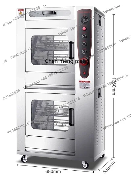 D150Kommerzielle Röstmaschine für Süßkartoffeln, vollautomatische Straßenstand-Gasröstmaschine für Süßkartoffeln