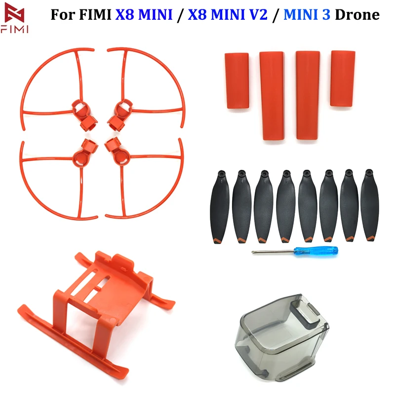 FIMI X8 MINI 3 / X8 MINI V2 Drone Propeller Guard Landing Gear Leg Hegiht Extender Protective Cover For FIMI X8 MINI Accessories