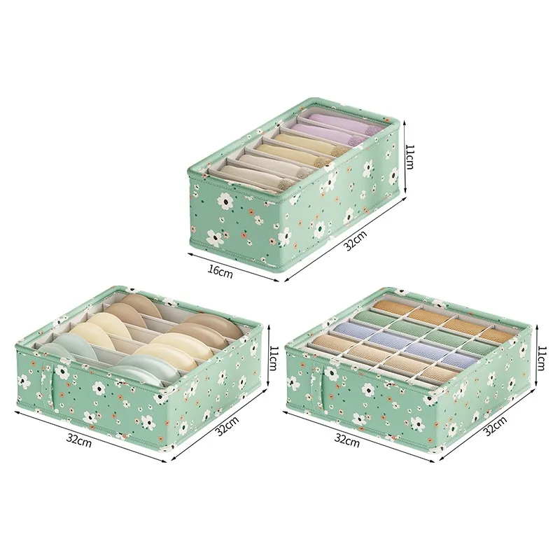 Unterwäsche Schrank Schublade Organizer Socken Kleidung Aufbewahrungsbox Kleiderschrank Organizer Kleidung Krawatten Hosen BH Socken Lagerung Organizer – Detail 2