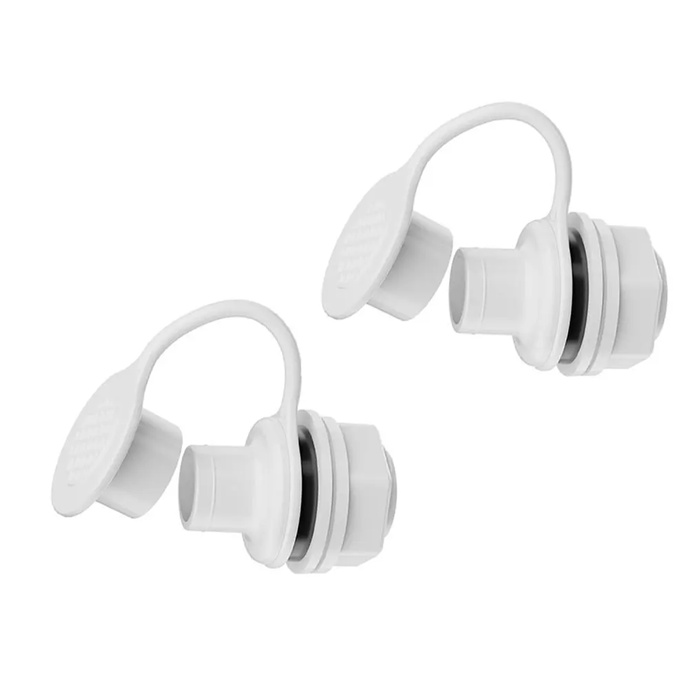 2pcs Cooler Drain Stopper Replacement Kit With Push Close Cap And Gasket For Igloo Cooler 25-70 Quart Ice Chest Accessories
