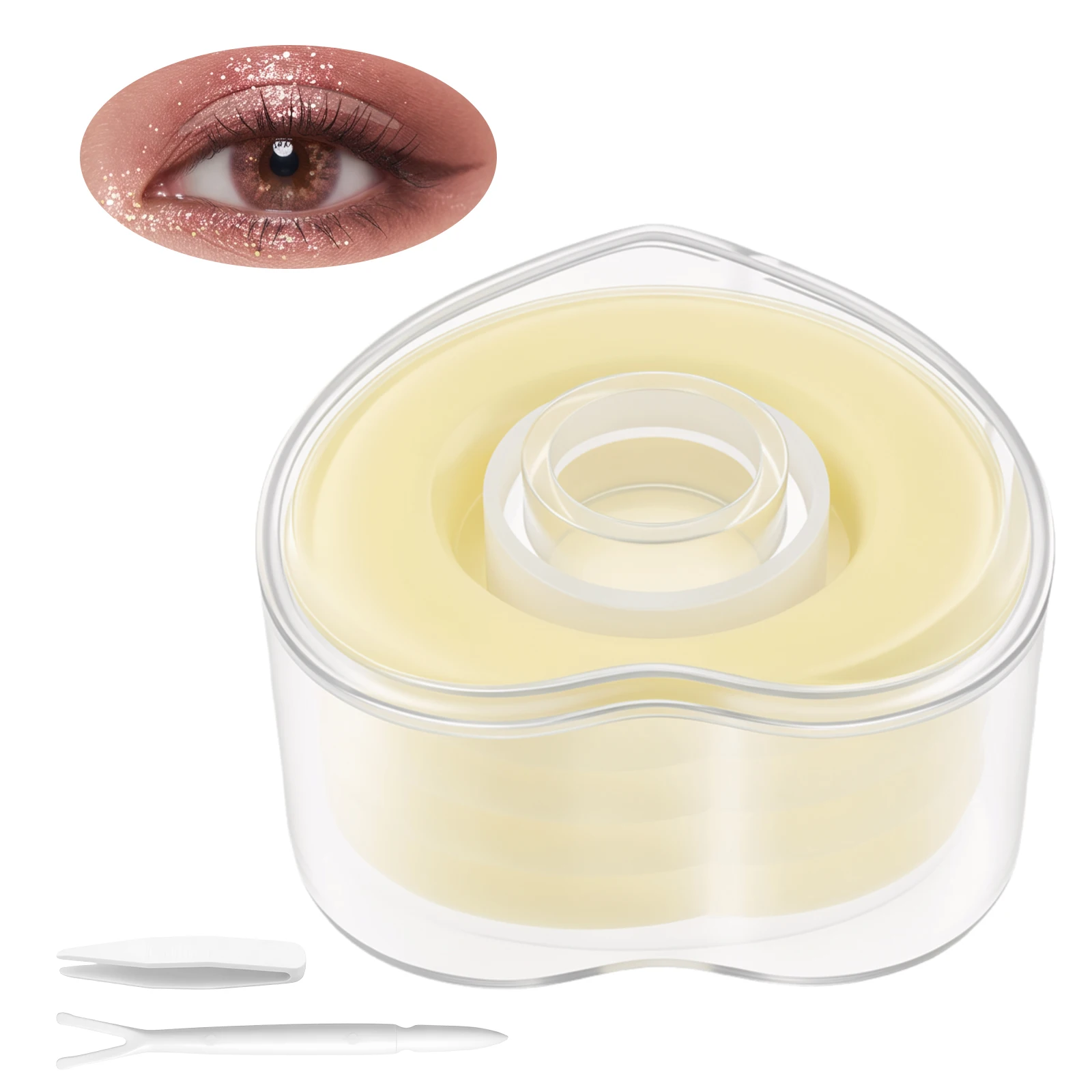 Invisible Double Eyelid Tape Waterproof Stick On Eyelid Lifter Strips Self Adhesive Eyelid Tape Stickers for Monolids Hooded Eye