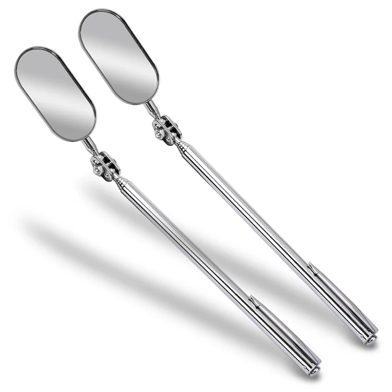 伸縮式検査ミラー、車検ミラー、車両検査用格納式延長ミラー