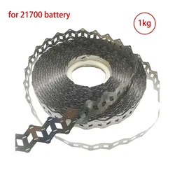 1kg 18650/21700 Battery Welding Wavy Nickel Plated Steel Strip Spot Welding 21700 Battery Wavy Nickel Belt Connection Piece