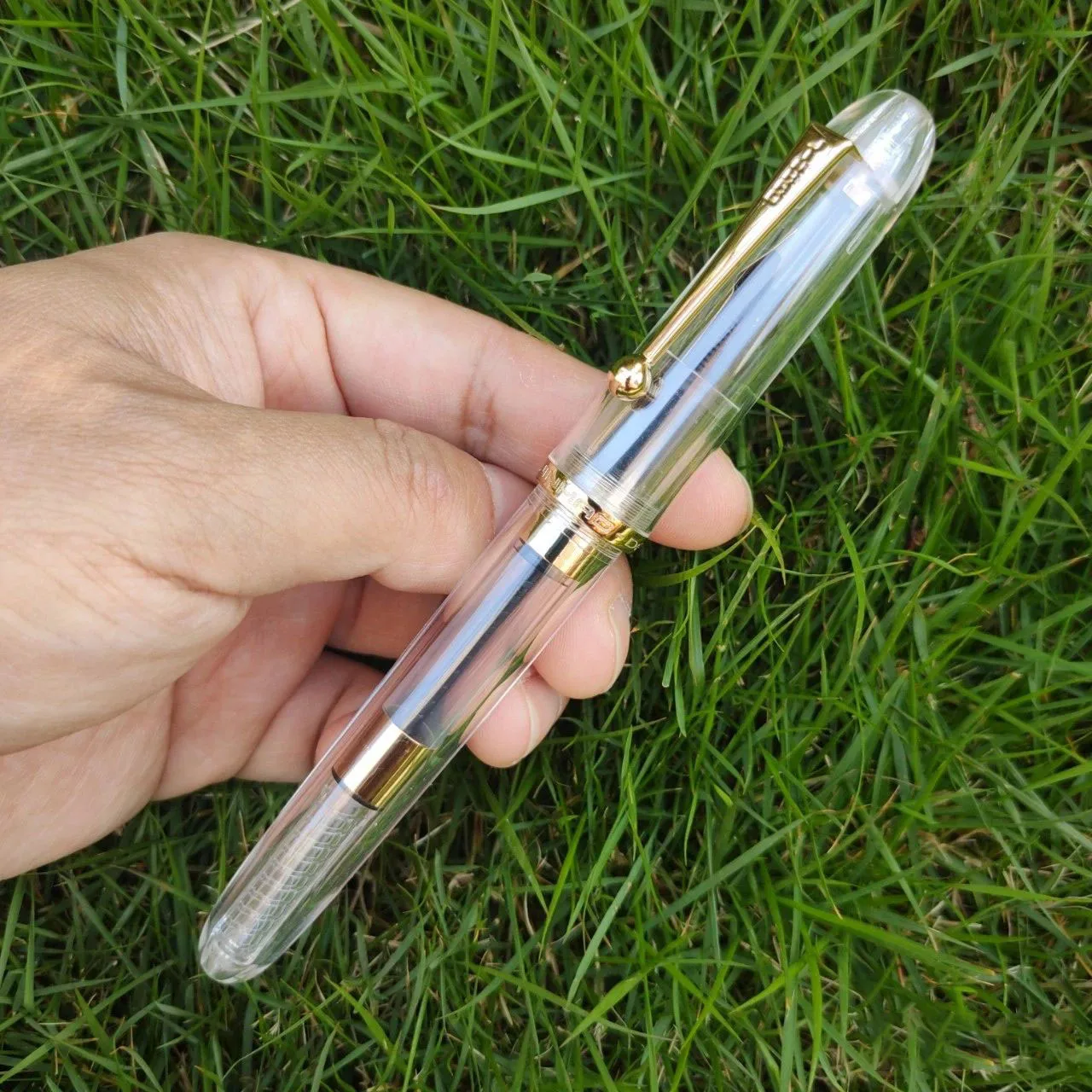 Jinhao 9016 Vulpen Fine Point, Dadao Serie Transparante Amble Acryl