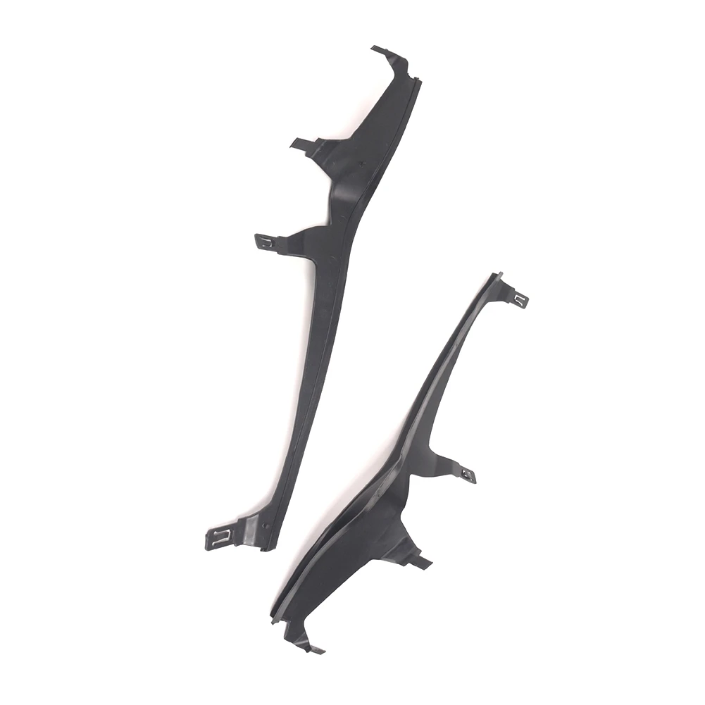 

NEW-Left&Right Front Upper Headlight Cover Strips Trims Headlight Sealing Strip Gasket For Bmw 3 Series E46 2003-2005