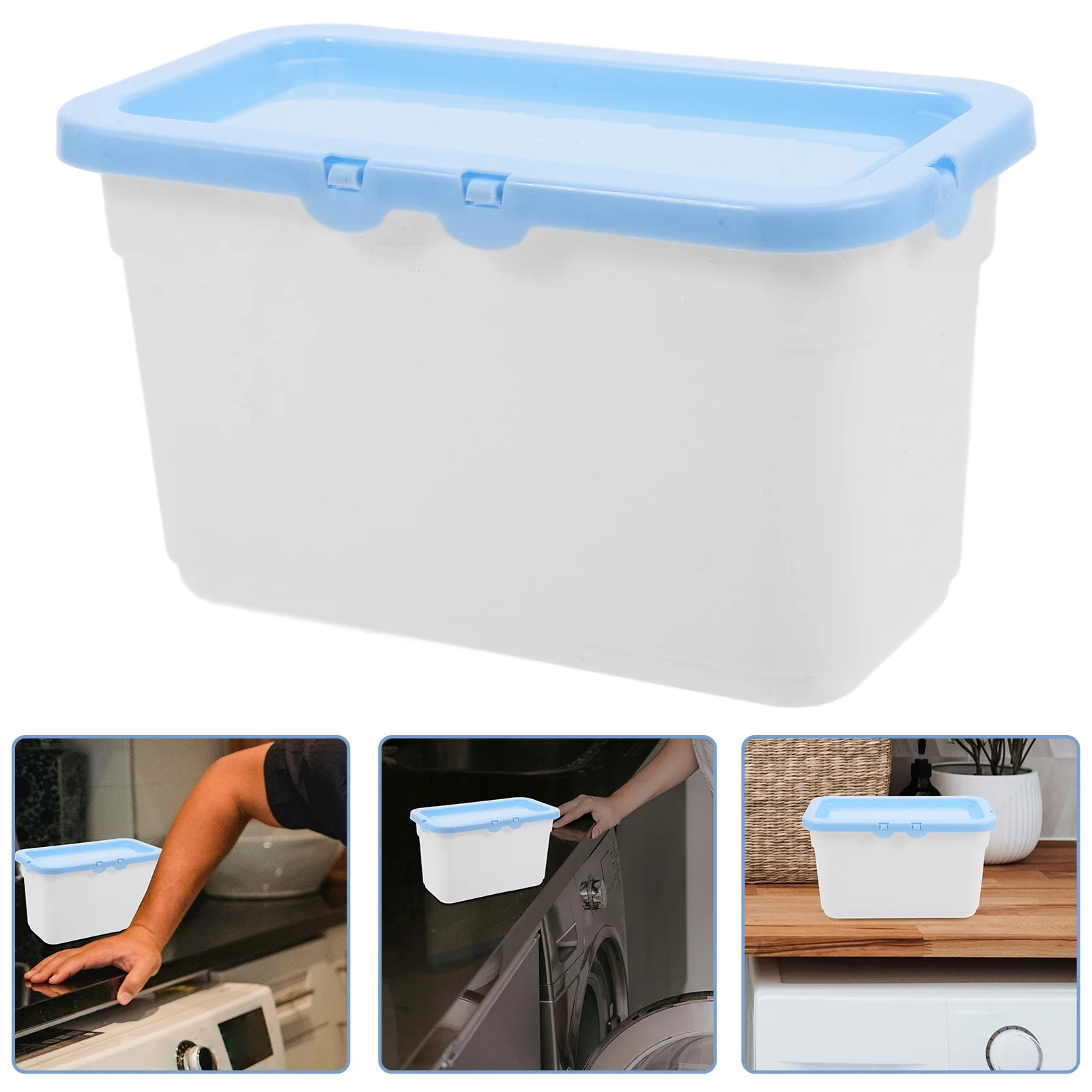 

Laundry Pod Storage Box 60 Capacity Pp Material Clothes Washing Pod Holder Dryer Sheet Container Laundry Room Organization