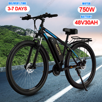 DUOTTS C29 Pro Electric Bicycle 750W Motor 48V15AH Lithium Battery Electric Bike 29 inch Tire Aldult City Road Commuting E-Bike