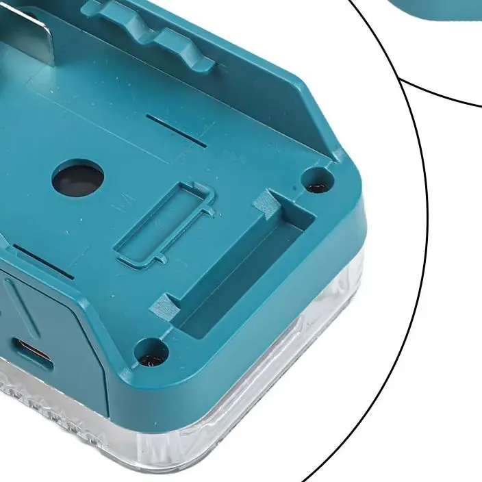 

140W PD3.1 Type C Fast Charger Adapter With Digital Display For 18V Battery Power Tool Charging Station Teal